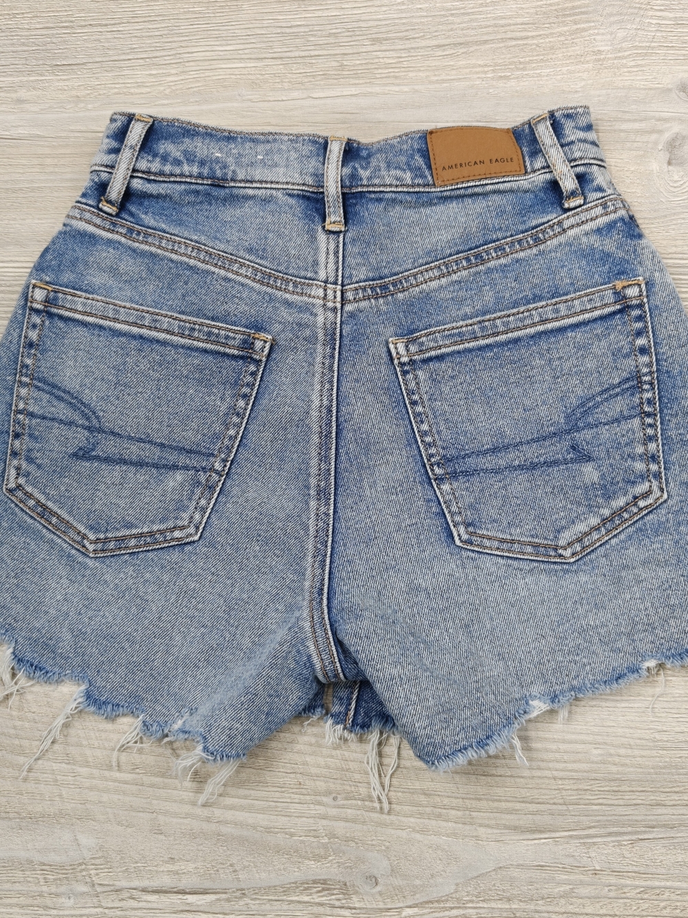 American Eagle Outfitters Light Blue Denim Cutoff Shorts